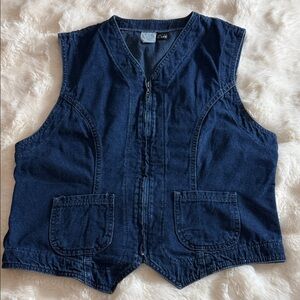Vintage Riveted Lee Denim Vest